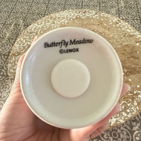 Lenox Butterfly Meadow Flutter‎ Thermal Travel Mug Porcalain 10 oz NEW - Picture 7 of 8